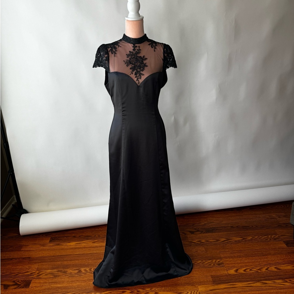 Dolls Kill Unholy Perilous Processional Satin Dress